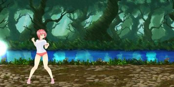 Fighting Girl Sakura Gameplay: Stage 4 (Ryona)