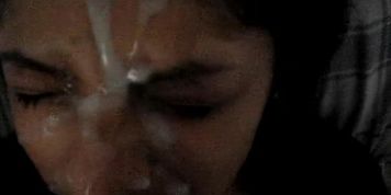 Huge messy facial