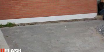 Walking interested girl