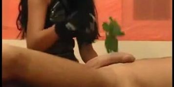 Femdom dick torture nettles humiliation