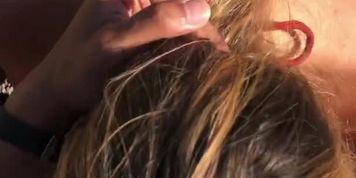 Risky Outdoor Urbex Beach Sex with Big Butt French Girl, blow job + cumshot on her ass amateur AMWF