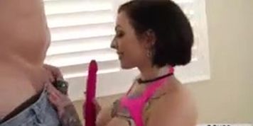 harlow harrison rides a big dick