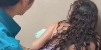 Indian Cute Girl Fuck At Bar Toilet (2)