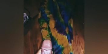 Black Guy Shooting Massive Black Cum Ropes!!!