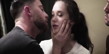 Gia Paige Forced Into Sex With Two Bros And Gags And Is Dped
