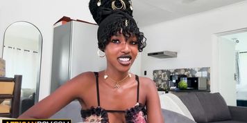 I knew this EBONY TEEN always dreamed of America... guess she is getting there soon