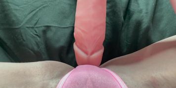 Artemisia Love POV teasing her pussy with her big dildo ( full video on Onlyfans)