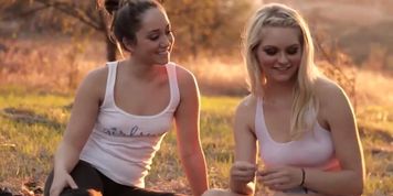College Lesbians Remy LaCroix and Alli Rae