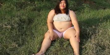 Fat Asian Girl 20 Years old by River