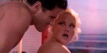Stacy Valentine in the changing room