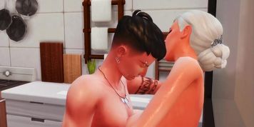 The Sims 4: Hot Milf Fucks Handsome Teen Boy