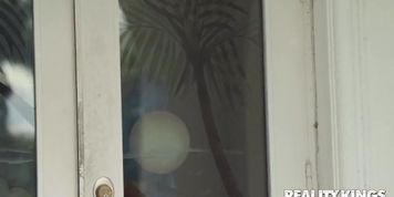 Busty MILF Rachael Cavalli Fucks The Young Black Neighbor