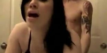 sexy horny goth chick's craving rough fucking from hubby's huge cock!
