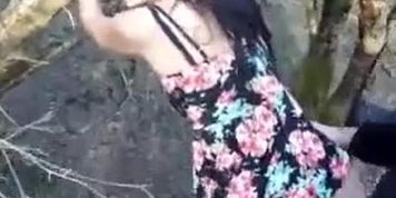 Webcam Couple Fucking In The Woods