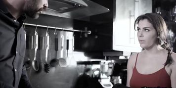 Charles Dera fucks Valentina Nappis moist pussy on the top like a cowgirl riding