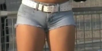 Asses tight jeans shorts 41