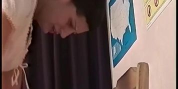 spanked and then writing  at the blackboard board with panties down pas 2.mp4