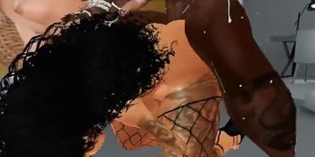 big booty hoe creaming all over bbc 2 - imvu