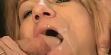 Cumming in the mouth of my mature wifes hot milffriend