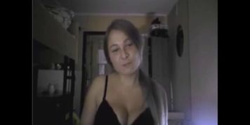 #2 Chatroulette russian girl with nice tits plays with me