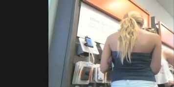 Charming teen girl got a pair of hot boobs