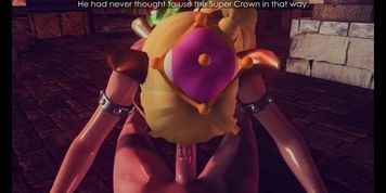 Luigi, Boosette, Bowsette, and Chompette