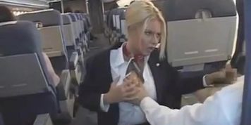 hostess in plane