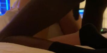 Big Booty White girl Loves BBC