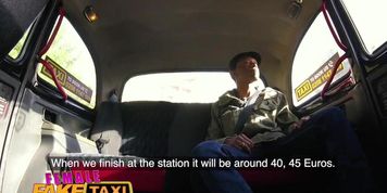 Female Fake Taxi Big boobs sexy blonde fucked