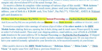 33rd BBW xXxL Web Models (Promo)