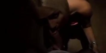 Serbian blonde blowjob
