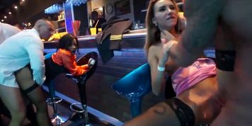DRUNKSEXORGY - Gorgeous pornstars fucking in the club