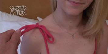 Disabled teenager makes her first porn