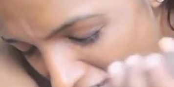 Guy Cums On His GF's Face During Hot Outdoor