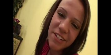Smiling 18 yo Cutie Addison Rose Does Porn For The Very First Time!
