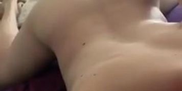 Fucking myself while in chastity