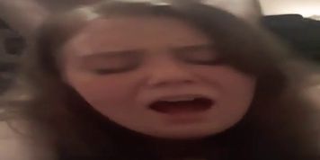 Thick white girl nikki fucked from behind b4 work