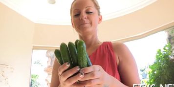 Cunt plays with sex toys - video 30