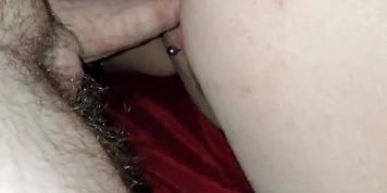 Wife teases friends cock, teases the tip, accident slip in. Unprotected no condom