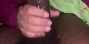 BBW Sucking On fat black cock