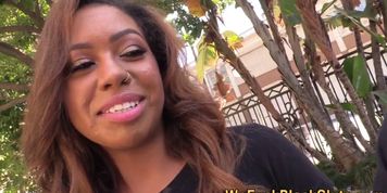 Ass pegged ebony slut