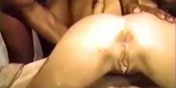 Amateur Vintage Interracial Gangbang
