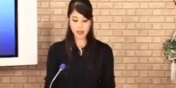 Japanese Naked News Reporter 10