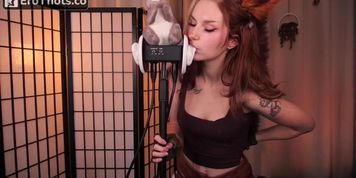Nutty Chick Ear Eating