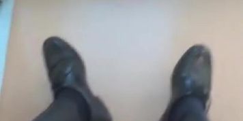 Leather  in the train 