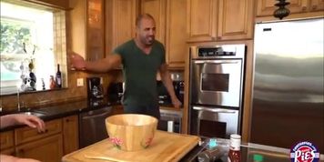 Elena gets fucked rough from the kitchen to the bedroom