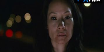 Lucy Liu Breasts,  Underwear Scene  in Rise: Blood Hunter