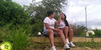 giving us love in the park