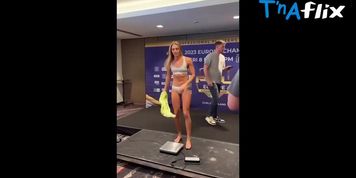 Dakota Ditcheva Underwear Scene  in Dakota Ditcheva Sexy Shows Off Her Stunning Physique In Hot Calvin Klein Undies At Weigh In
