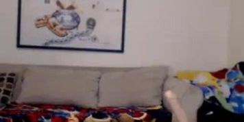 Big Ass Cam Whore stackdshorty Deep Throats and Rides On a Huge Toy